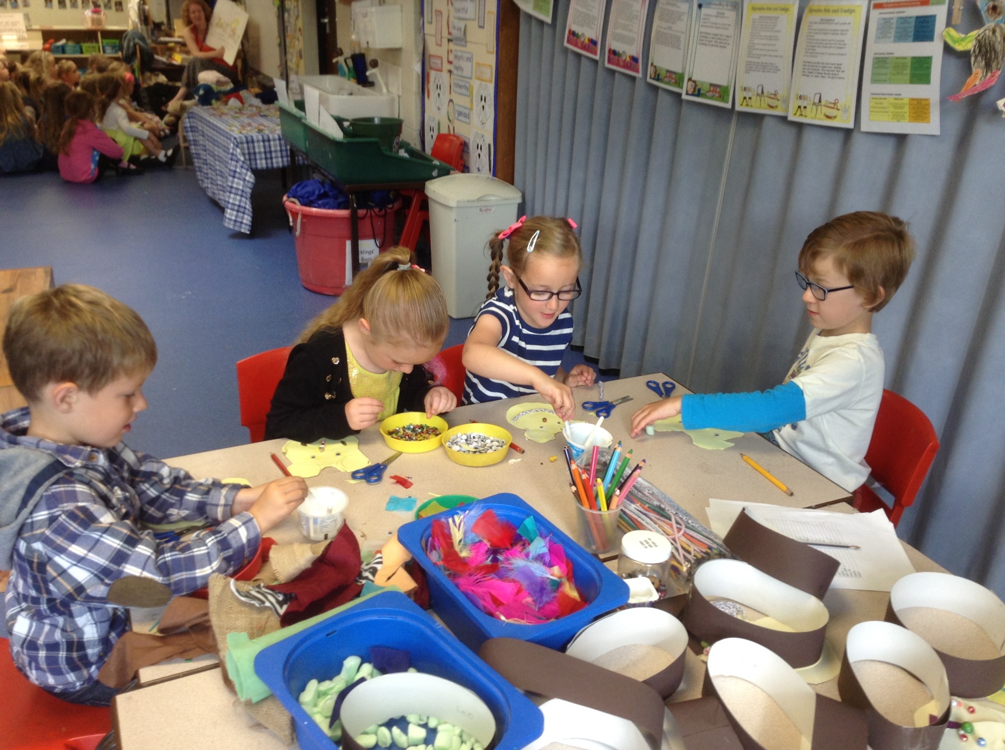 Image of Making teddy bear hats